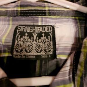 Men's Straight Faded button shirt